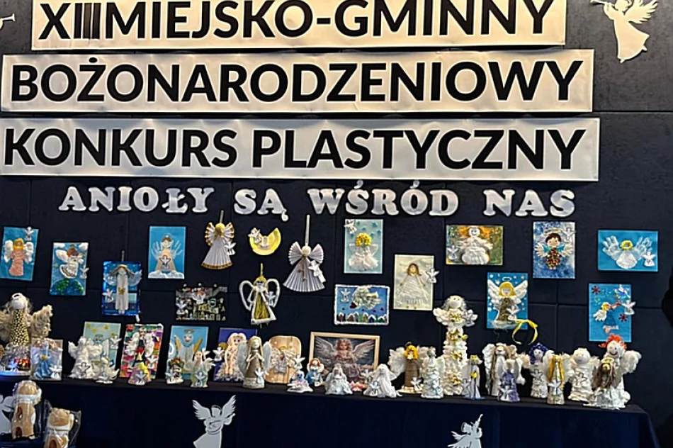 Podsumowanie XIII Miejsko-Gminnego Bożonarodzeniowego Konkursu Plastycznego pod hasłem „Anioły są wśród nas” - zdjęcie 2