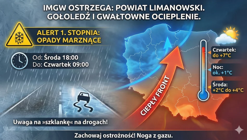 Nadchodzi duże ocieplenie, ale najpierw będzie „szklanka” - ostrzeżenie - zdjęcie 1