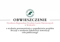 Obwieszczenie Dyrekcji Lasów Państwowych w Krakowie o uzgodnieniu projekt decyzji - zdjęcie główne