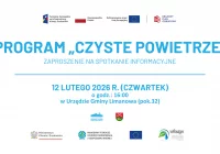 Zaproszenie na spotkanie informacyjne – Program „Czyste Powietrze" - zdjęcie główne