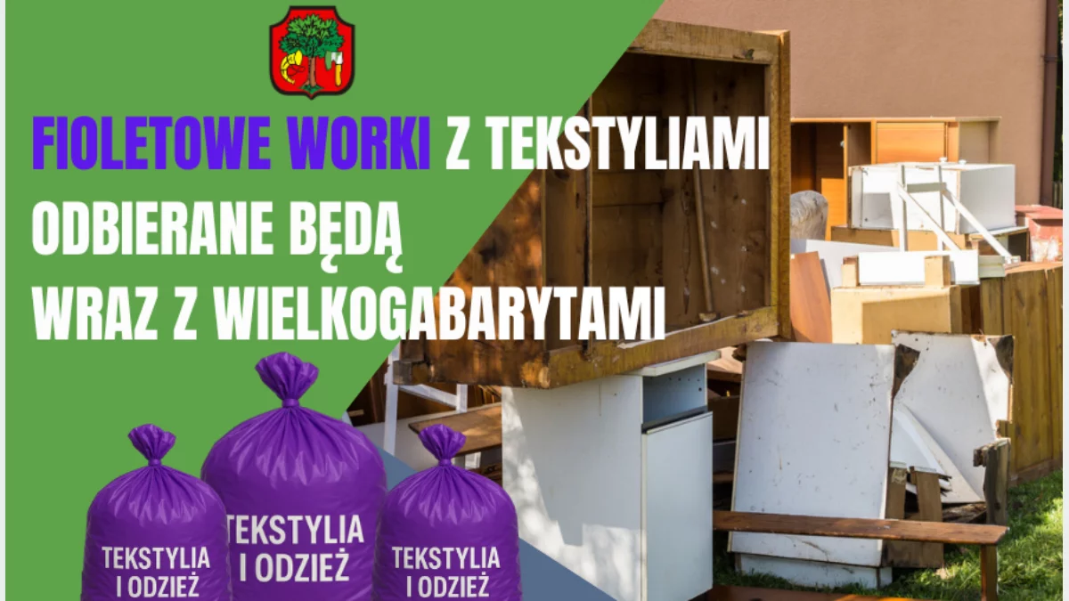 Harmonogram wywozu gabarytów i tekstyliów