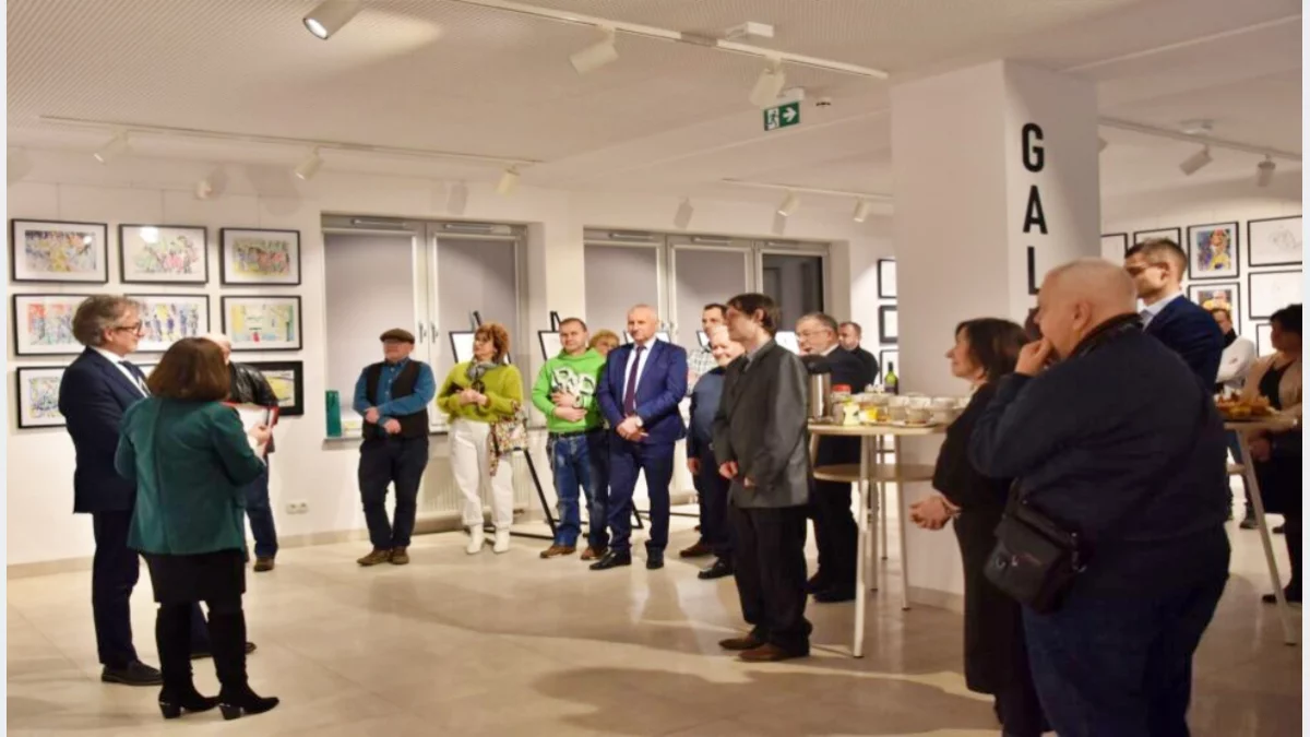 Wystawa Jarosława Czai/fot.: MBP Limanowa