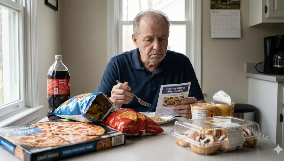 Żywność ultraprzetworzona zmniejsza szanse osób, które przeżyły raka - zdjęcie 1