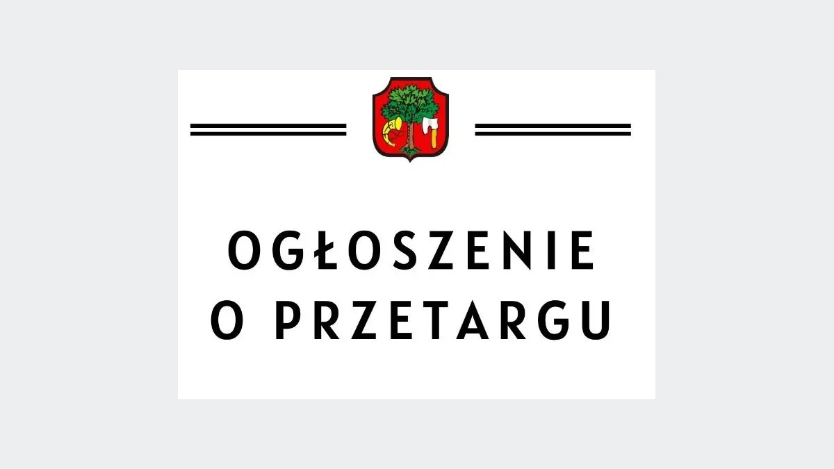 ​Wyciąg z ogłoszenia o przetargu 