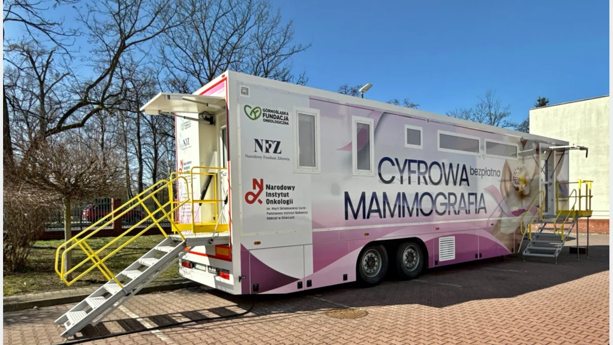 Mammobus Narodowego Instytutu Onkologii w Gliwicach