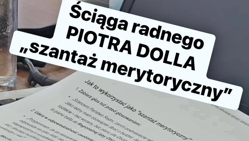 Spór o „ściągę do szantażu”  - zdjęcie 1