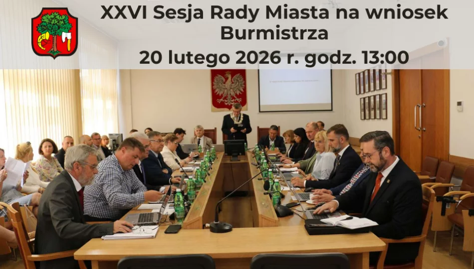 Sesja Rady Miasta na wniosek Burmistrza Miasta Limanowa – 20 lutego godz.13:00 - zdjęcie 1