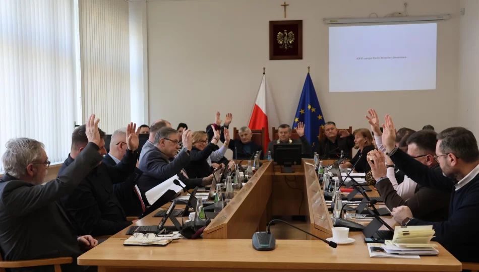 XXVI Sesja Rady Miasta Limanowa. Decyzje finansowe, opieka nad najmłodszymi i trudna sytuacja wokół LDK - zdjęcie 1