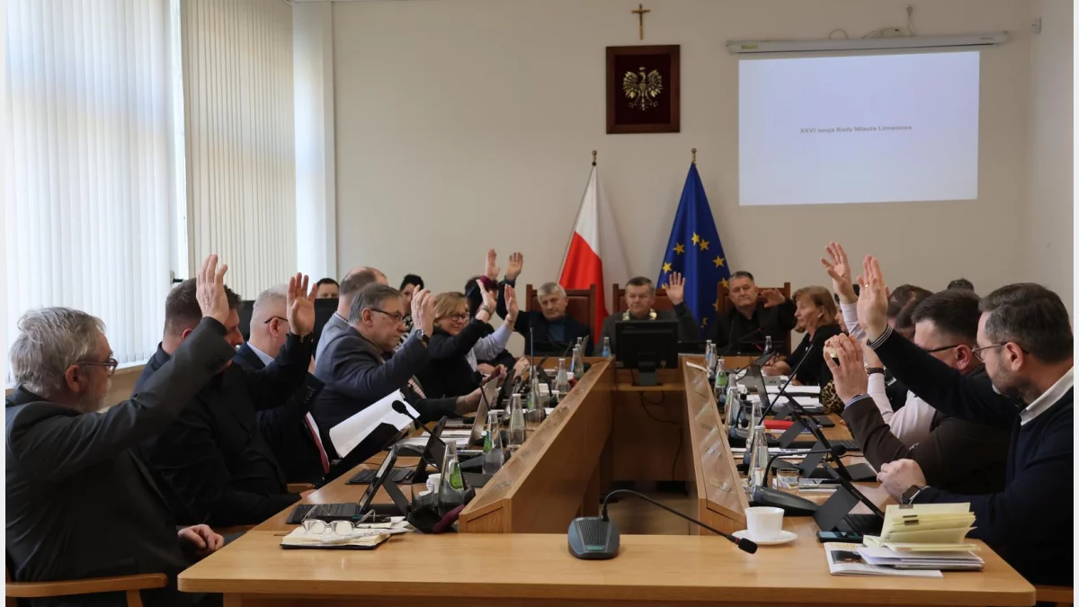 XXVI Sesja Rady Miasta Limanowa. Decyzje finansowe, opieka nad najmłodszymi i trudna sytuacja wokół LDK