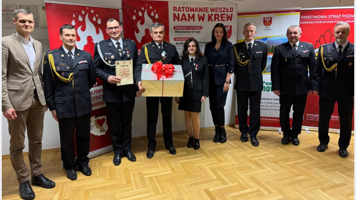 Podsumowano VI edycję akcji „Ratowanie weszło nam w krew” – OSP Limanowa nagrodzona za zajęcie II miejsca w powiecie