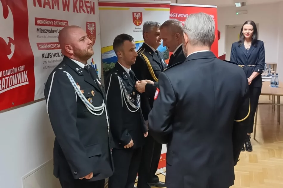 Podsumowano VI edycję akcji „Ratowanie weszło nam w krew” – OSP Limanowa nagrodzona za zajęcie II miejsca w powiecie - zdjęcie 12