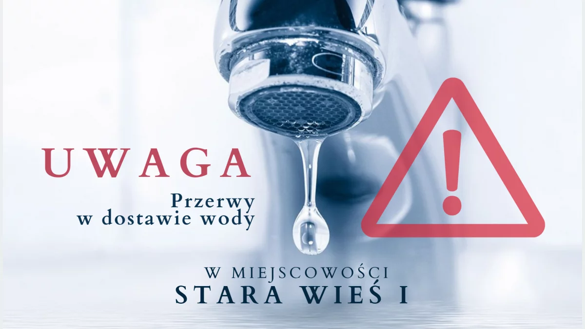 Awaria sieci wodociągowej Stara Wieś Rola - 24.02