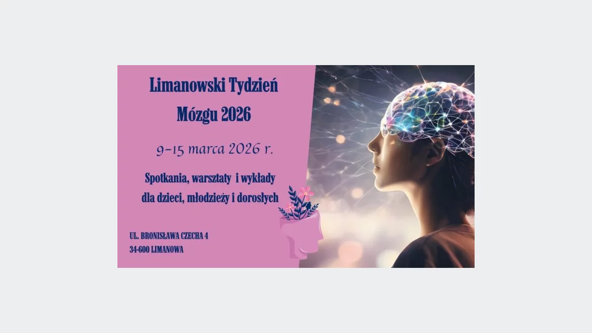 Biblioteka ogłosiła zapisy na „Limanowski Tydzień Mózgu”