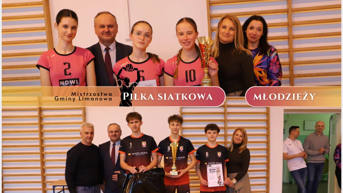 Mordarka i Pisarzowa Mistrzami Gminy Limanowa w Siatkówce Młodzieży