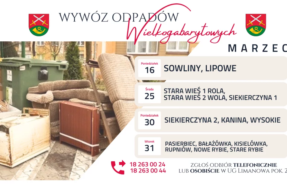 Terminy wywozu odpadów wielkogabarytowych w 2026 roku - zdjęcie 2
