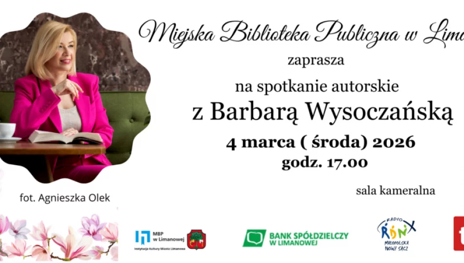 Spotkanie autorskie z Barbarą Wysoczańską w Bibliotece Miejskiej - zdjęcie 1