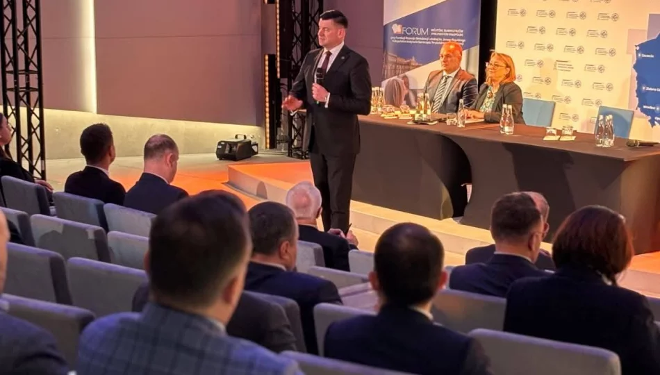 Burmistrz Limanowej na Forum Samorządowym Małopolski - zdjęcie 1