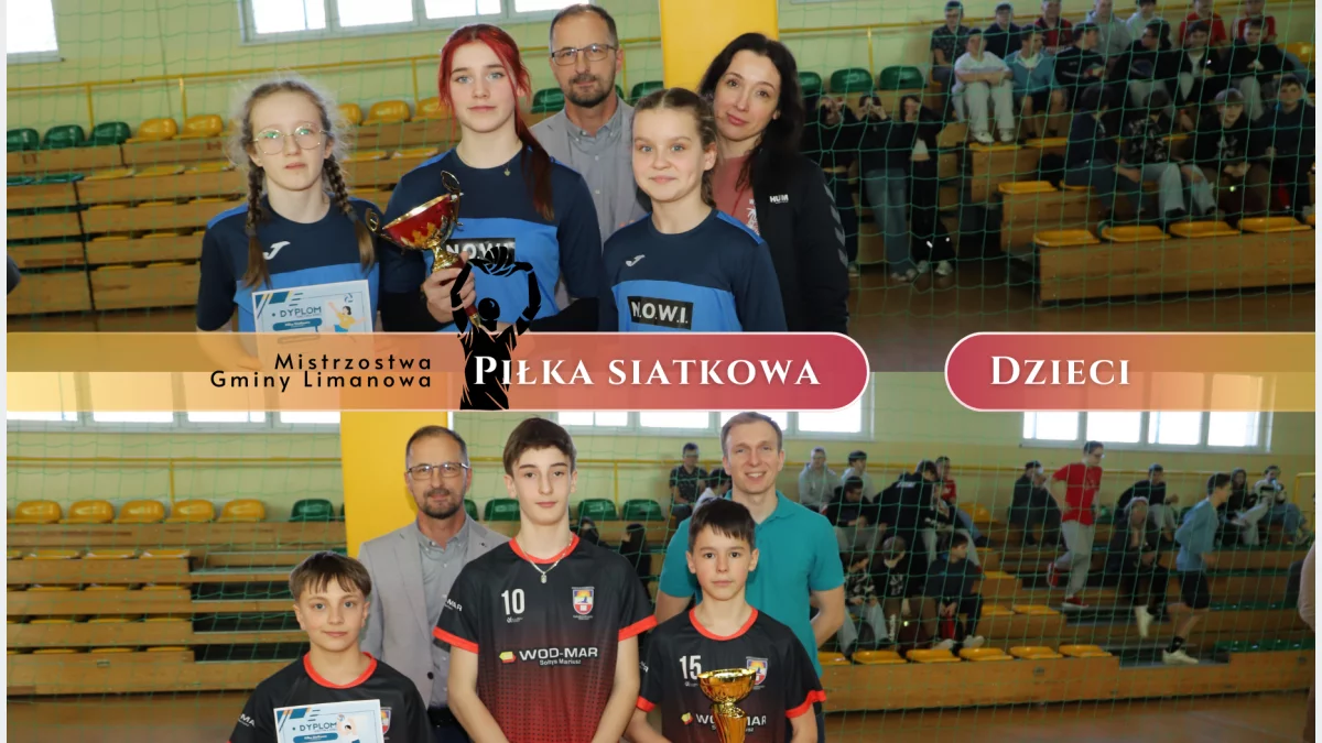 Pisarzowa i Mordarka Mistrzami Gminy Limanowa w Siatkówce Dzieci