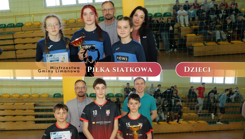 Pisarzowa i Mordarka Mistrzami Gminy Limanowa w Siatkówce Dzieci - zdjęcie 1