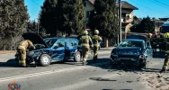 Kolizja dwóch aut na DK 28 - zdjęcie 2