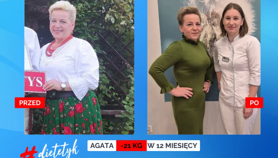 21 kilogramów mniej z Projekt Zdrowie Limanowa – historia Pani Agaty - zdjęcie 1