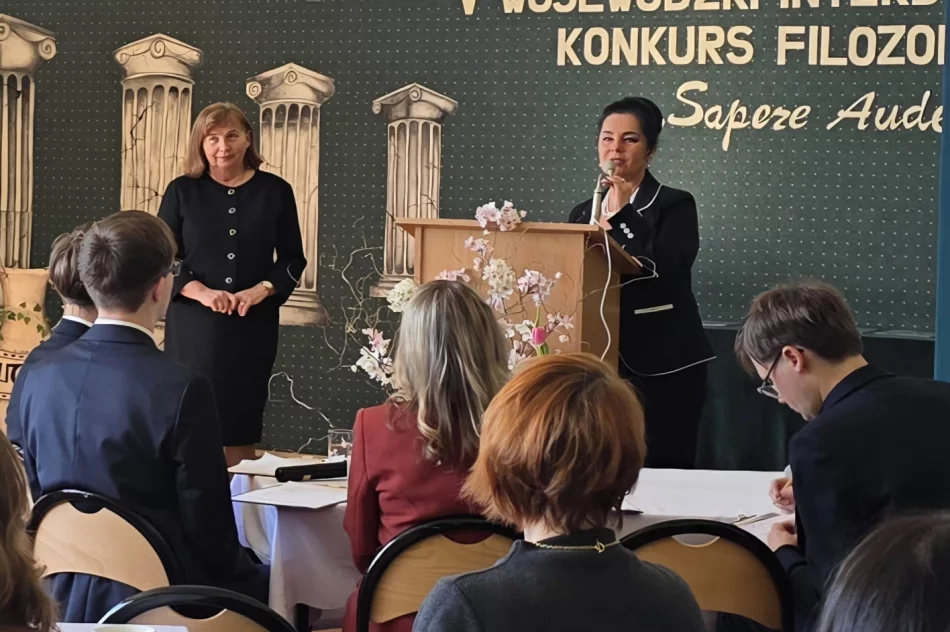 V edycja Wojewódzkiego Konkursu Filozoficznego „Sapere Aude!” w I LO w Limanowej - zdjęcie 5