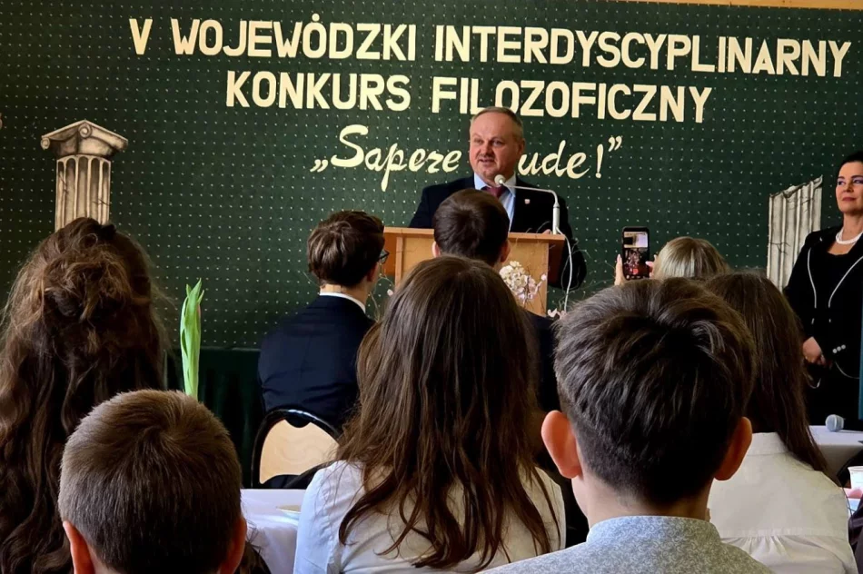 V edycja Wojewódzkiego Konkursu Filozoficznego „Sapere Aude!” w I LO w Limanowej - zdjęcie 10