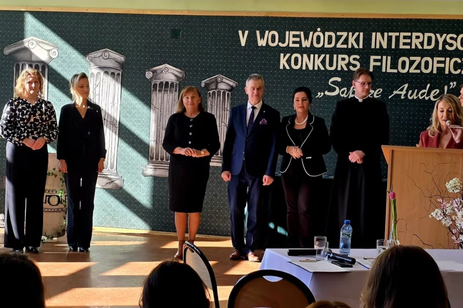 V edycja Wojewódzkiego Konkursu Filozoficznego „Sapere Aude!” w I LO w Limanowej - zdjęcie 14