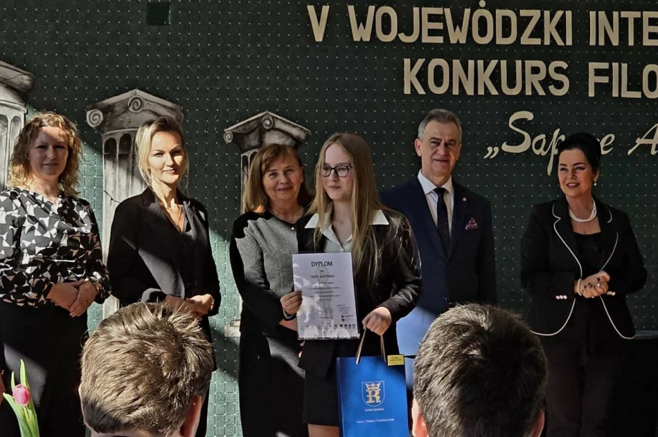 V edycja Wojewódzkiego Konkursu Filozoficznego „Sapere Aude!” w I LO w Limanowej - zdjęcie 16