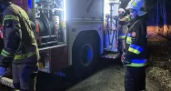 Nocny pożar opon  - zdjęcie 4
