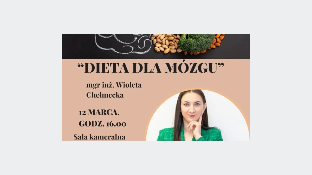 Wykład ,,Dieta dla mózgu” w ramach Limanowskiego Tygodnia Mózgu