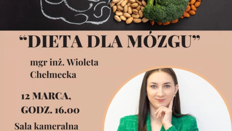 Wykład ,,Dieta dla mózgu” w ramach Limanowskiego Tygodnia Mózgu - zdjęcie 1