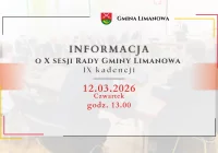 Informacja o X sesji Rady Gminy Limanowa IX kadencji - zdjęcie główne