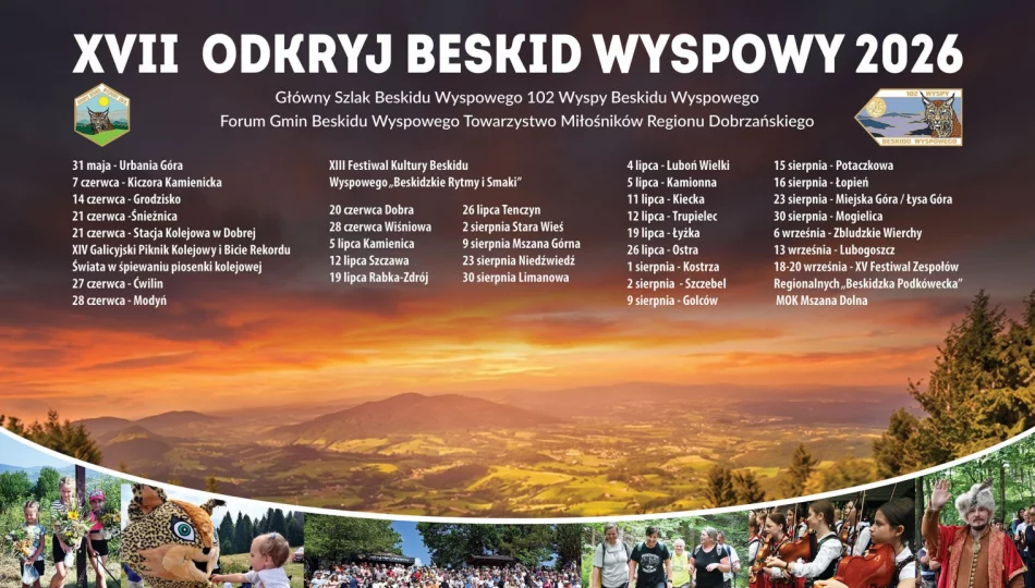 Ramowy Program XVII edycji akcji ODKRYJ BESKID WYSPOWY 2026 - zdjęcie 1