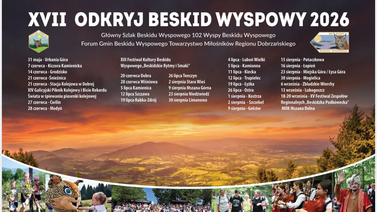 Ramowy Program XVII edycji akcji ODKRYJ BESKID WYSPOWY 2026