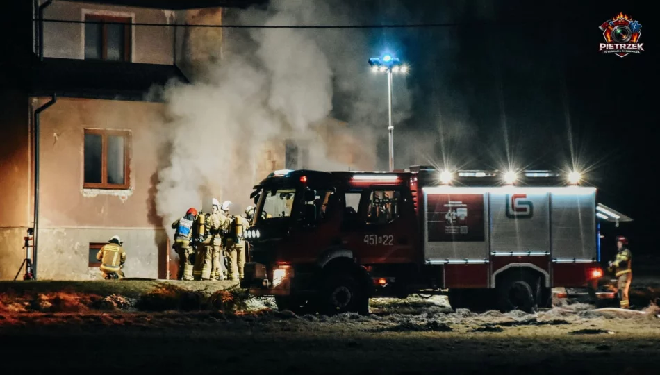 Domownicy ewakuowali się przed przybyciem służb - zdjęcie 1