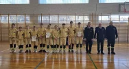 Młodzieżowa Drużyna Pożarnicza z Limanowej na II Halowych Zawodach Sportowo-Pożarniczych Powiatu Limanowskiego - zdjęcie 5