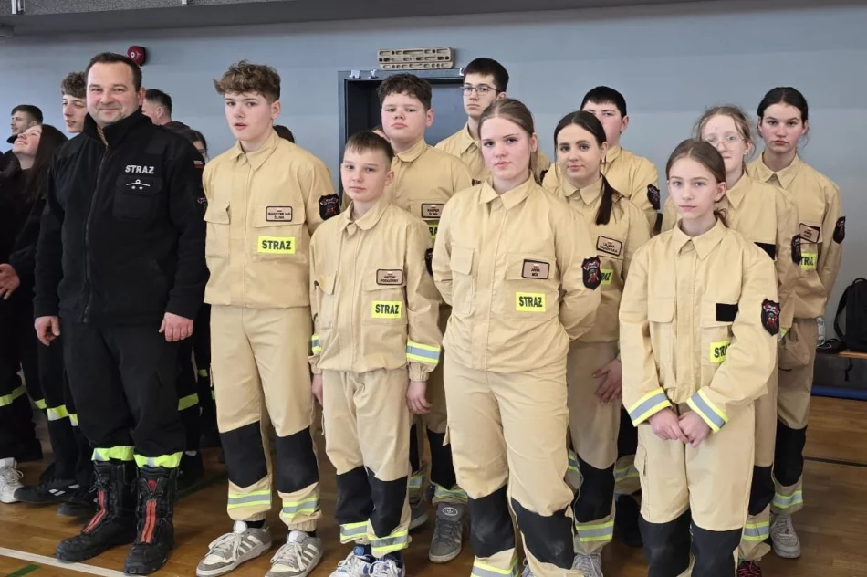 Młodzieżowa Drużyna Pożarnicza z Limanowej na II Halowych Zawodach Sportowo-Pożarniczych Powiatu Limanowskiego - zdjęcie 6