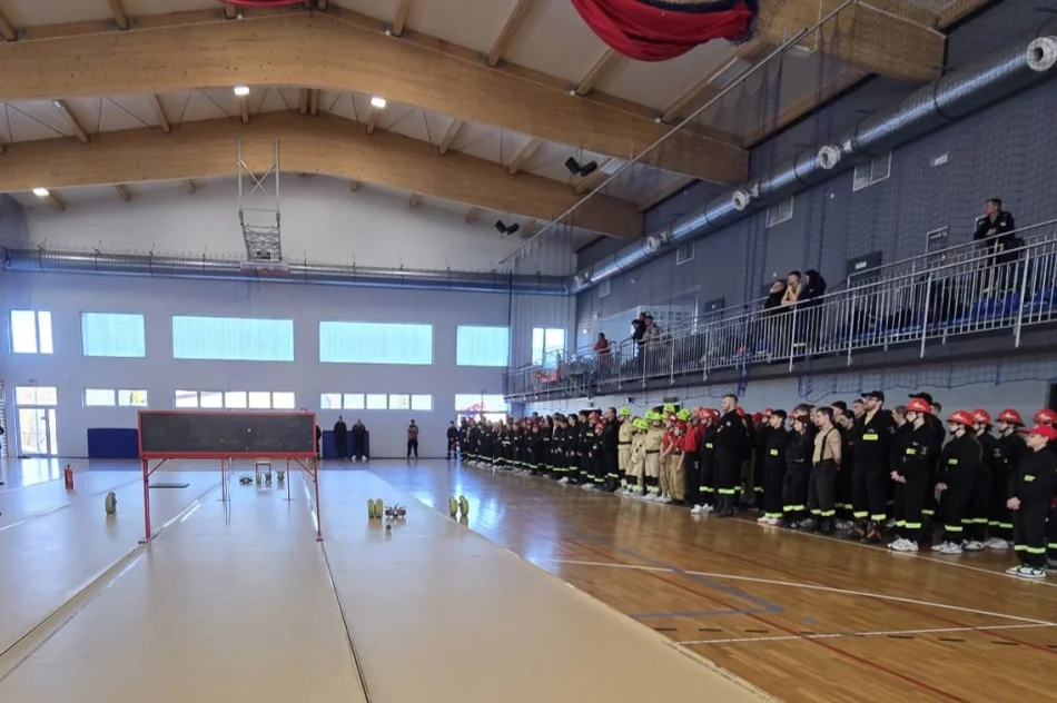 Młodzieżowa Drużyna Pożarnicza z Limanowej na II Halowych Zawodach Sportowo-Pożarniczych Powiatu Limanowskiego - zdjęcie 12