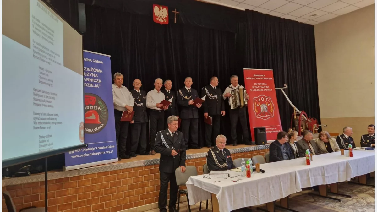 Walne Zebranie Sprawozdawczo-Wyborcze w OSP Łososina Górna