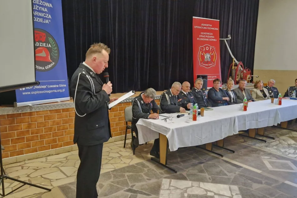 Walne Zebranie Sprawozdawczo-Wyborcze w OSP Łososina Górna - zdjęcie 11