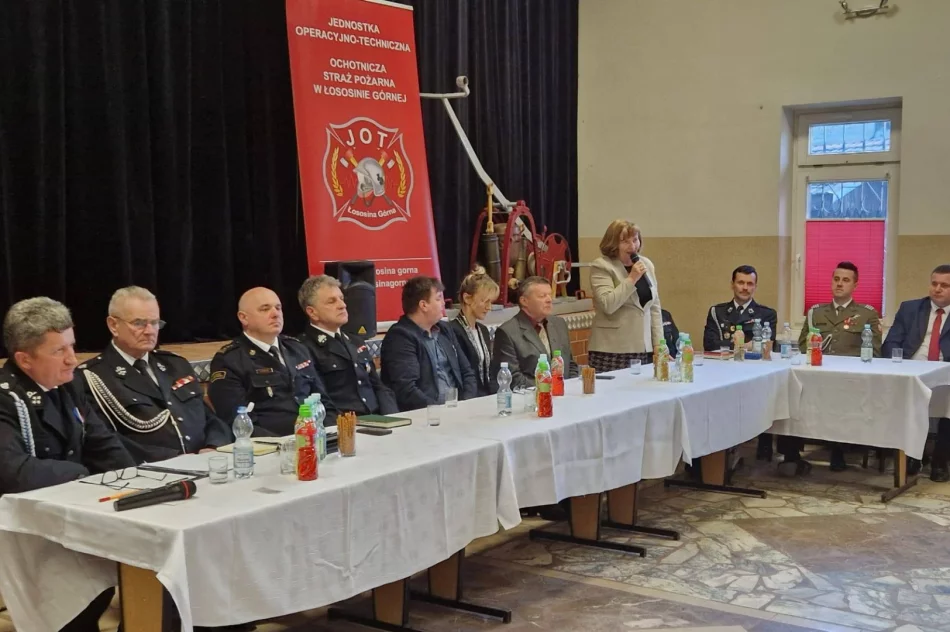 Walne Zebranie Sprawozdawczo-Wyborcze w OSP Łososina Górna - zdjęcie 12