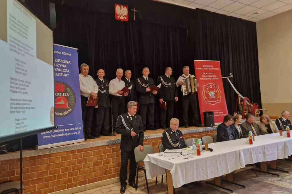 Walne Zebranie Sprawozdawczo-Wyborcze w OSP Łososina Górna - zdjęcie 17