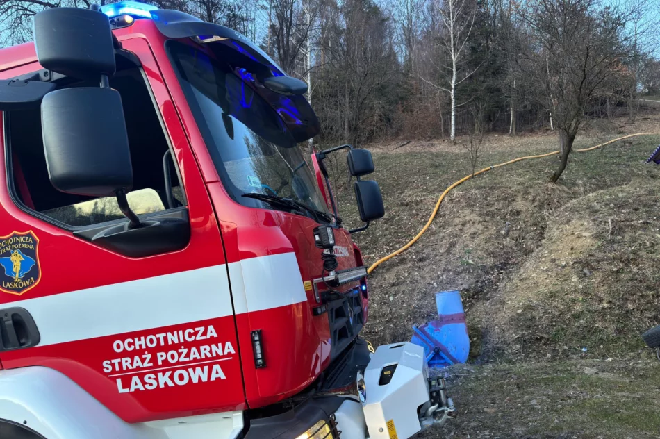 Pożar lasu - siedem zastępów straży w akcji - zdjęcie 8