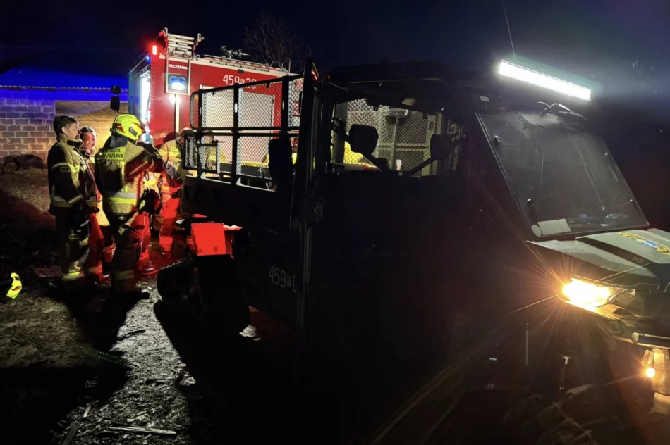 Pożar lasu - siedem zastępów straży w akcji - zdjęcie 10