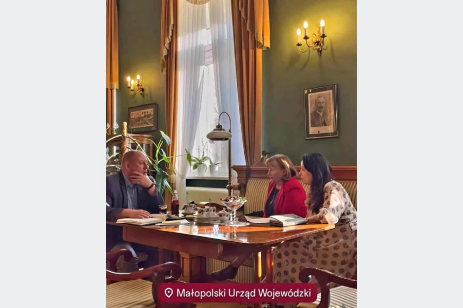 Rozmowy z Wojewodą Małopolskim o obronie cywilnej i wsparciu bezpieczeństwa Limanowej - zdjęcie 2