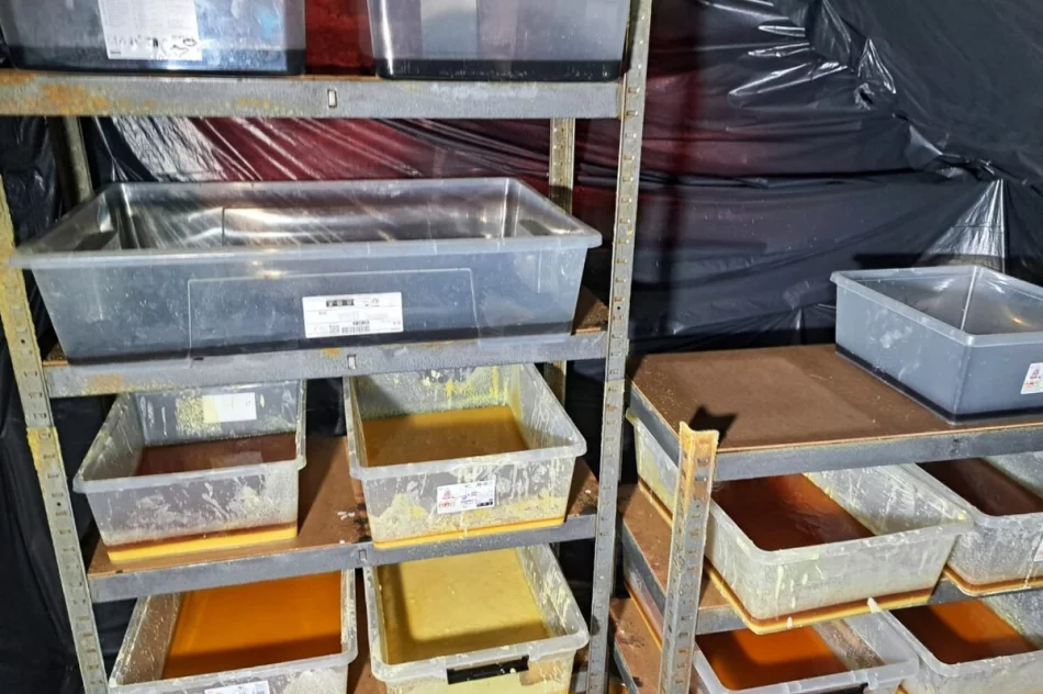 Gigantyczna fabryka narkotyków. Policja przejęła towar wart 22,5 mln zł - zdjęcie 2