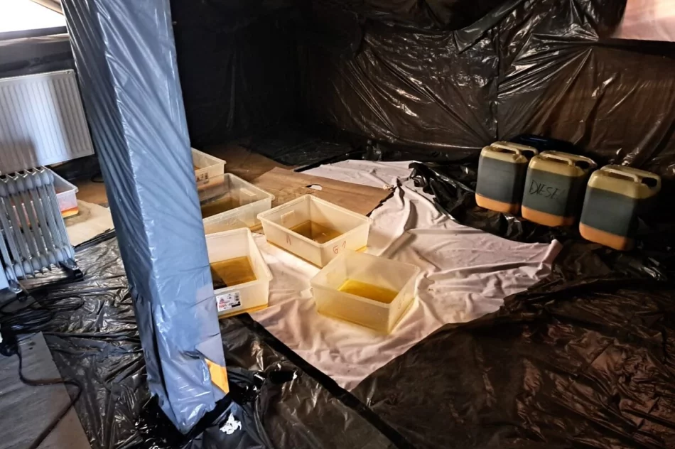 Gigantyczna fabryka narkotyków. Policja przejęła towar wart 22,5 mln zł - zdjęcie 8