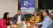 Inwestycja kolejowa w Limanowej. Spotkanie władz Miasta Limanowa z przedstawicielami PKP PLK oraz wykonawcą inwestycji. - zdjęcie 3