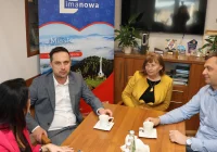 Inwestycja kolejowa w Limanowej. Spotkanie władz Miasta Limanowa z przedstawicielami PKP PLK oraz wykonawcą inwestycji. - zdjęcie główne